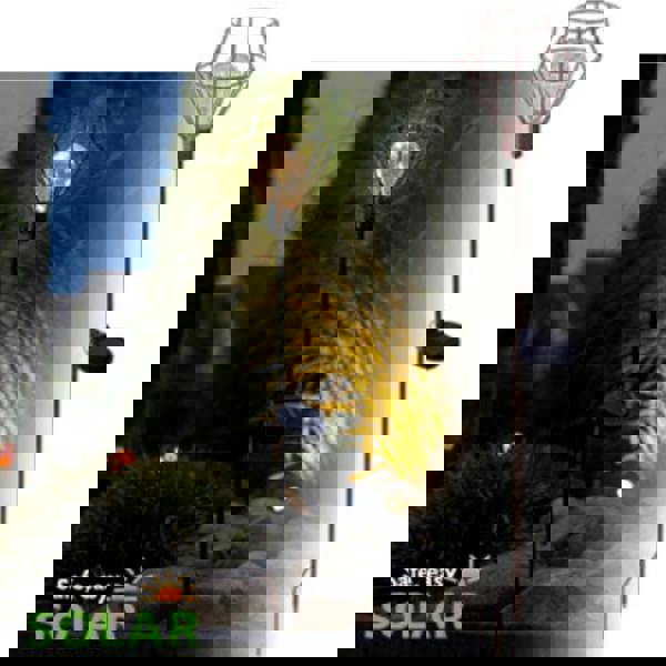 Luxform Solar Metal Wire Stake Led Light Pentagon