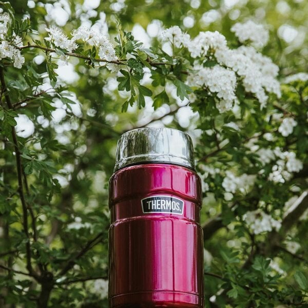 Thermos Stainless King 710ml Insulated Food Flask 14h Hot 24h Cold Pink