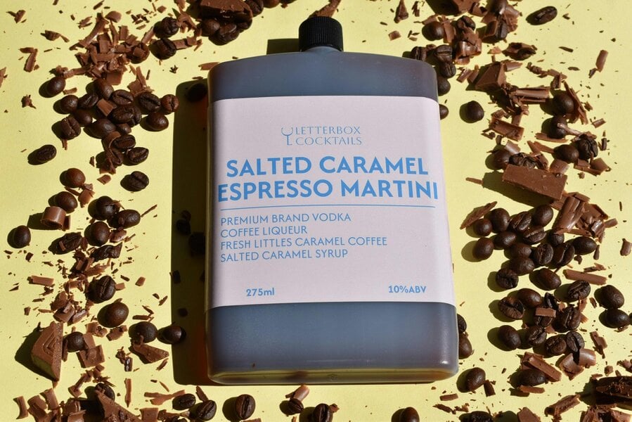 Letterbox Cocktails Salted Caramel Espresso Martini – Premium Letterbox Cocktail (100ml)