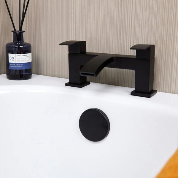 Flode Boras | Bath Filler - Matt Black
