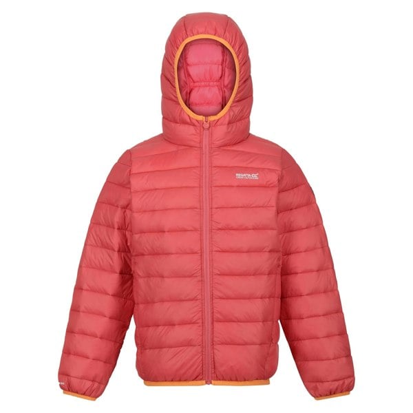 Regatta Childrens/Kids Marizion Hooded Padded Jacket - Mineral Red/Burgundy