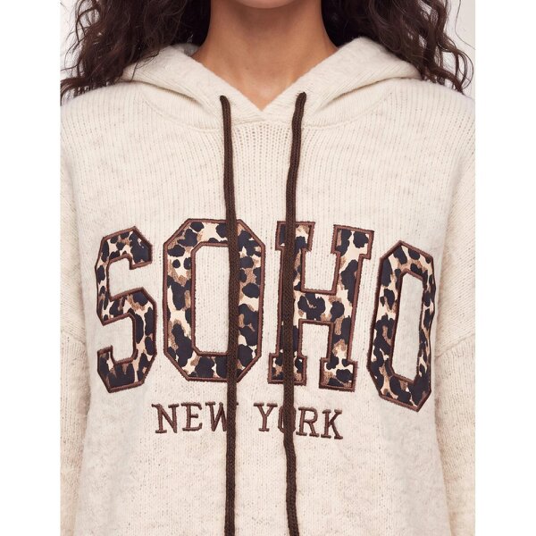Blue Vanilla Soho Knitted Hoodie