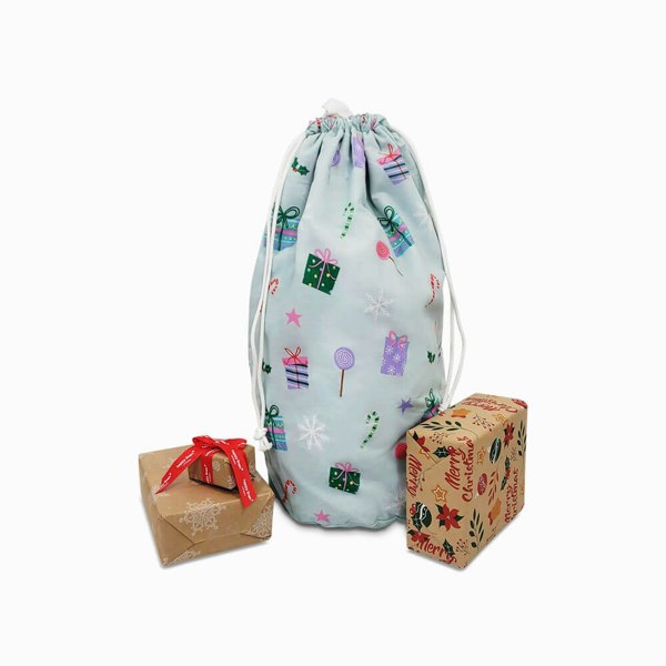 Time for Christmas Toy Storage Bag - Happy Linen Company