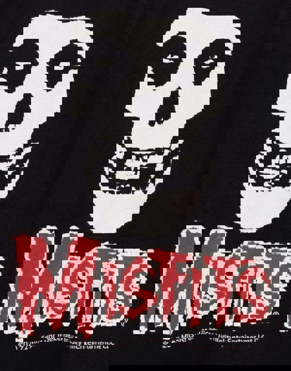 Misfits Unisex Kids Black Logo Short Sleeved T-Shirt