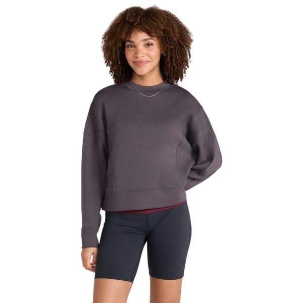 Animal Womens Active Crop Sweatshirt - Taupe