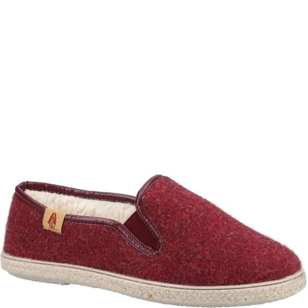 Hush Puppies Womens/Ladies Recycled Slippers - Burgundy