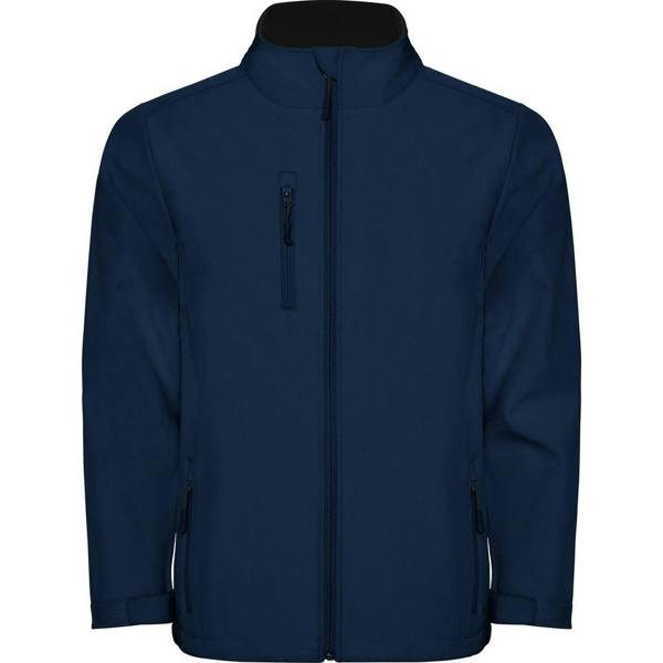 Roly Mens Nebraska Soft Shell Jacket - Navy Blue - 