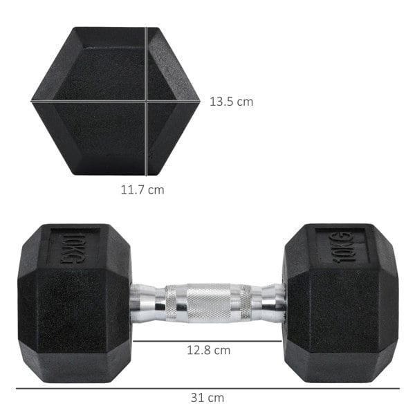 Rubber Dumbbell