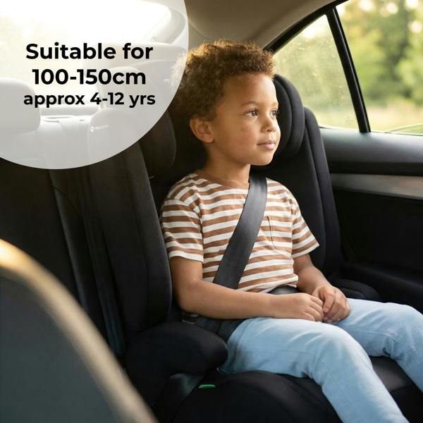 My Babiie MBCSB30 i-Size (100-150cm) High Back Booster Car Seat - Black