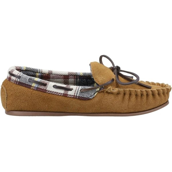 Cotswold Chatsworth Suede Women's Tan Slippers