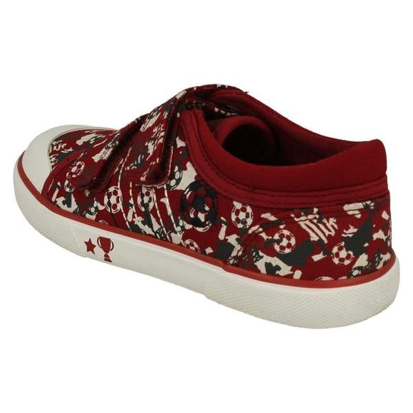 Start-rite Boys Startrite Football Detailed Canvas Shoes Kickabout