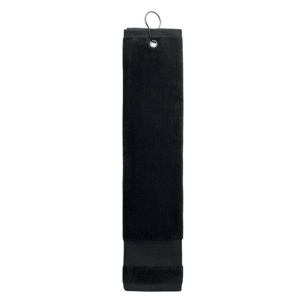 MidOcean Hitowgo Cotton Golf Towel - Black - 