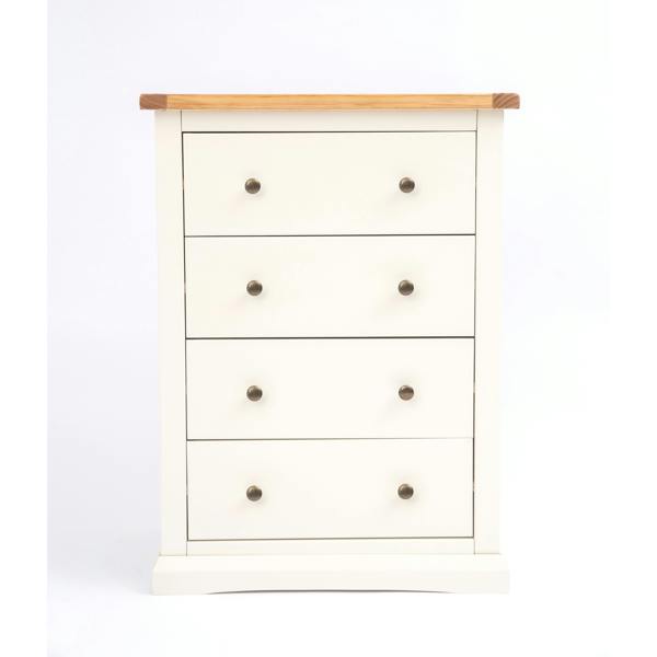 Castelli 4 Drawer Chest of Drawers Brass Knob