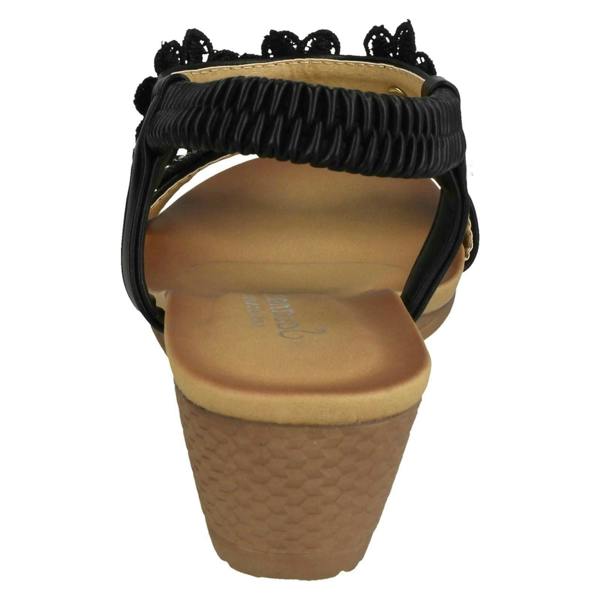 Savannah Ladies Savannah Mid Wedge Sandals