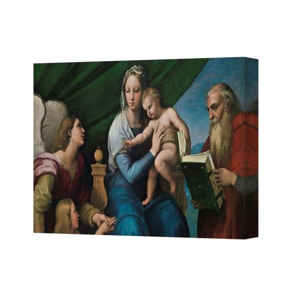 Benjamin Tate Design Madonna And Child Renaissance Canvas Wall Art Print