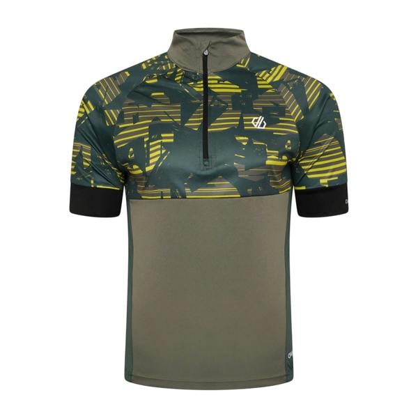 Dare 2B Mens Colour Block Raglan T-Shirt - Agave Green - 
