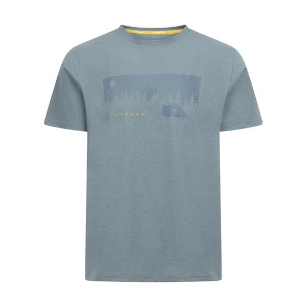Trespass Mens Jacub Short-Sleeved Casual T-Shirt - Pond Blue