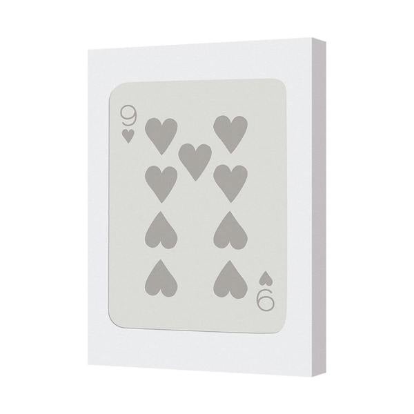 Benjamin Tate Design Contemporary Hearts Canvas Art Print On Deep Wood Frame UK Made