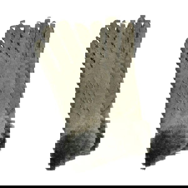 Infinity Leather Women's Plush Shearling Cuff Suede Genuine Leather Gloves