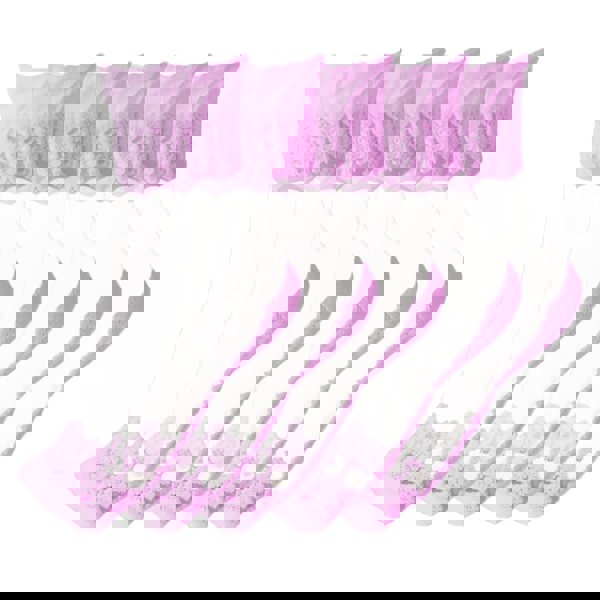 Anysox Anyfootwear 5 Pairs Size 5-9 Fashion Socks Summer Lace Embroidery Breathable Silk Transparent Glass Crystal Stretch for Women Purple