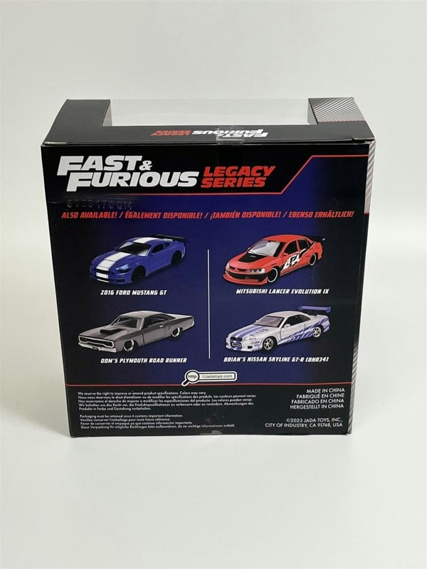 a box with a picture of cars
