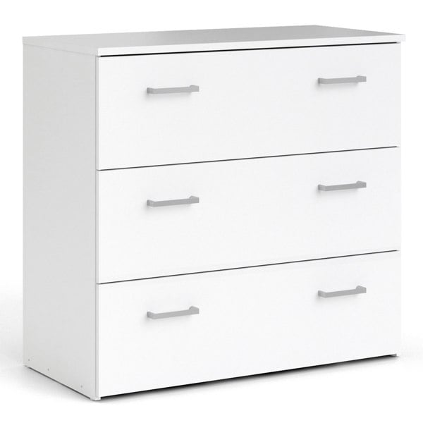 Furniture To Go Space Chest of 3 Drawers in White