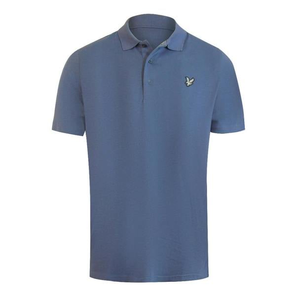 Lyle & Scott Cotton Polo Shirt Blue