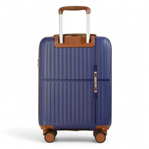 Infinity Luggage Strong Hard Shell Suitcase Set 8 Wheel Cabin Luggage Holiday Travel Case