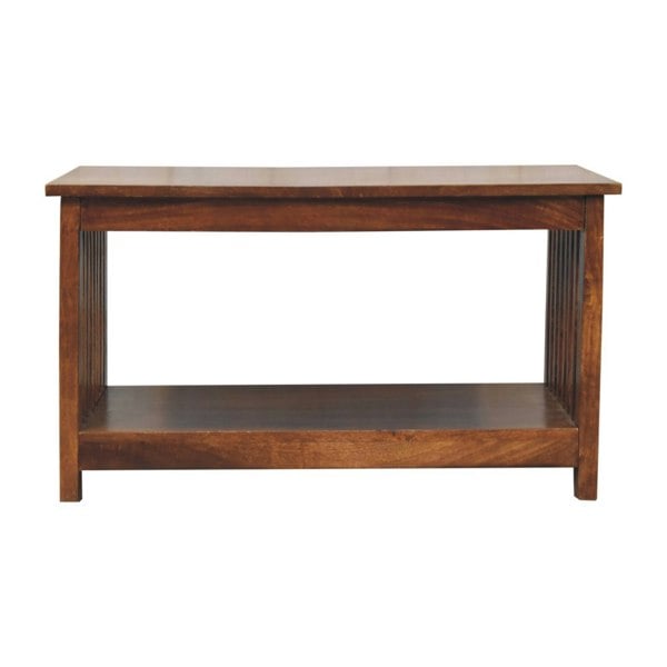 Artisan Furniture Slatted Chestnut Coffee Table