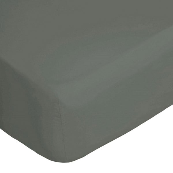 Belledorm 200 Thread Count Egyptian Cotton Deep Fitted Sheet - Slate