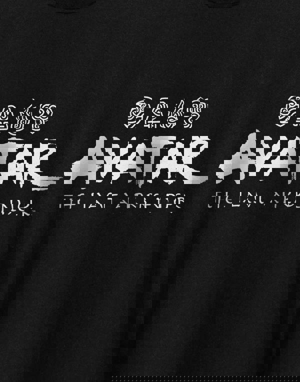 Avatar: The Last Airbender Boys Black Element Logos Short Sleeved T-Shirt