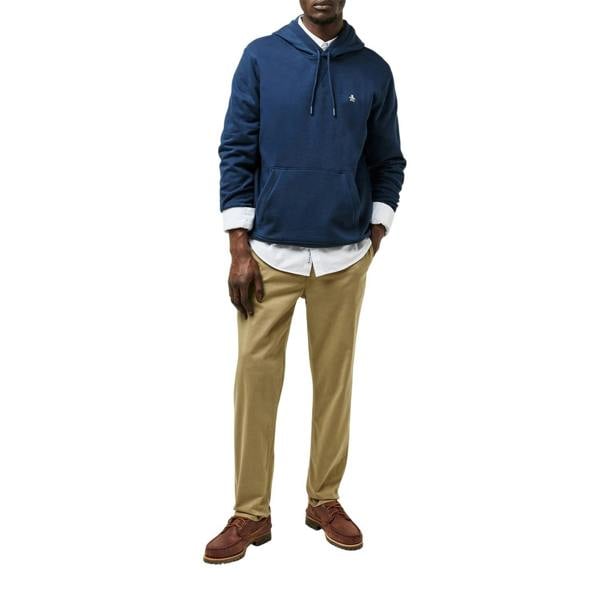 Original Penguin Mens Hooded Regular Hoodie - Yale Blue - 