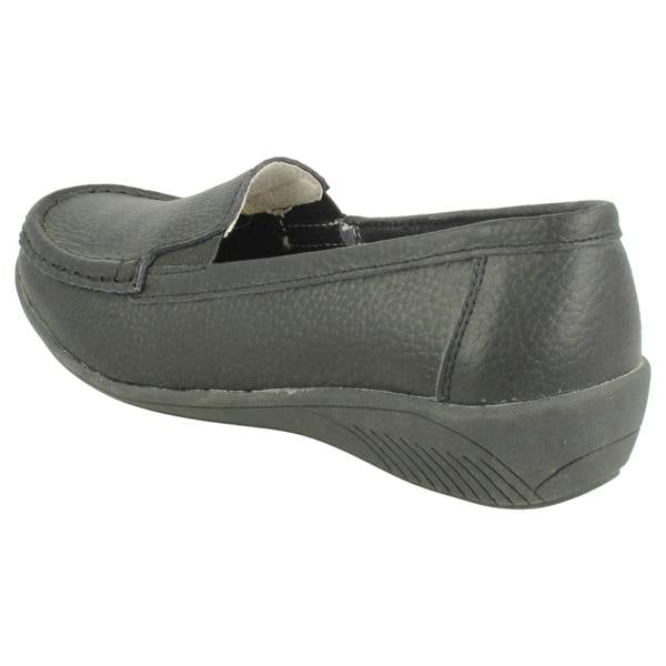Eaze Ladies Eaze Low Wedge Casual Shoes