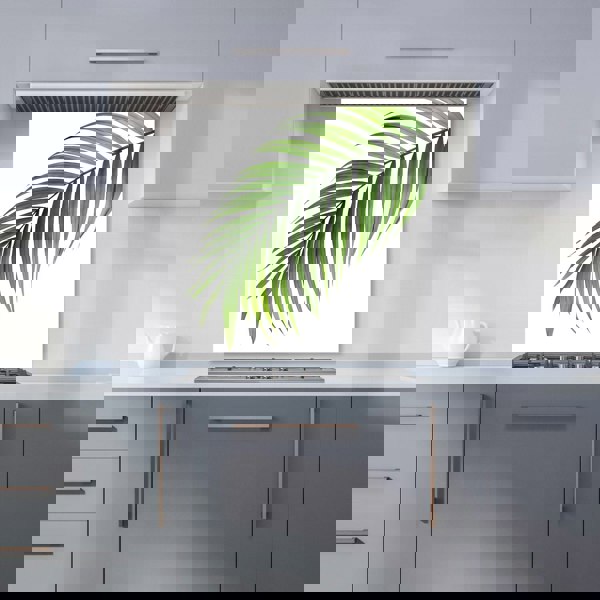 Warren Reed - Designer Single Palm Leaf Kitchen Splashback