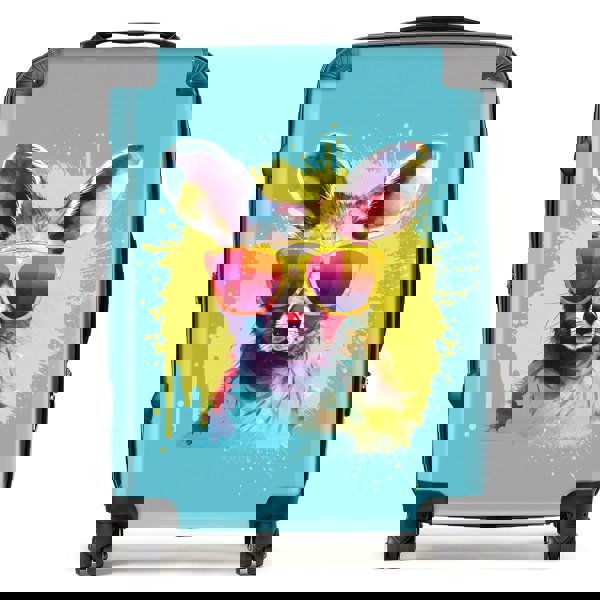 Warren Reed Splashart Wallaby In Glasses Suitcase