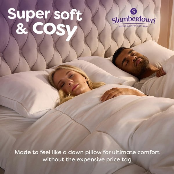 Slumberdown Feels Like Down Firm Support Pillow