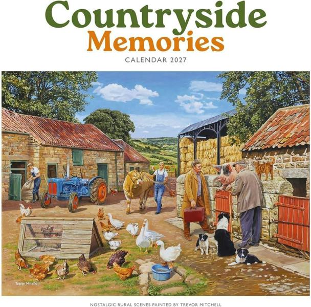 Countryside Memories Calendar 2027 (illustrations by Trevor Mitchell)