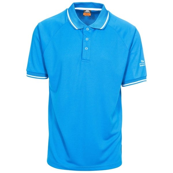 Trespass Mens Bonnington Polo Top - Bright Blue