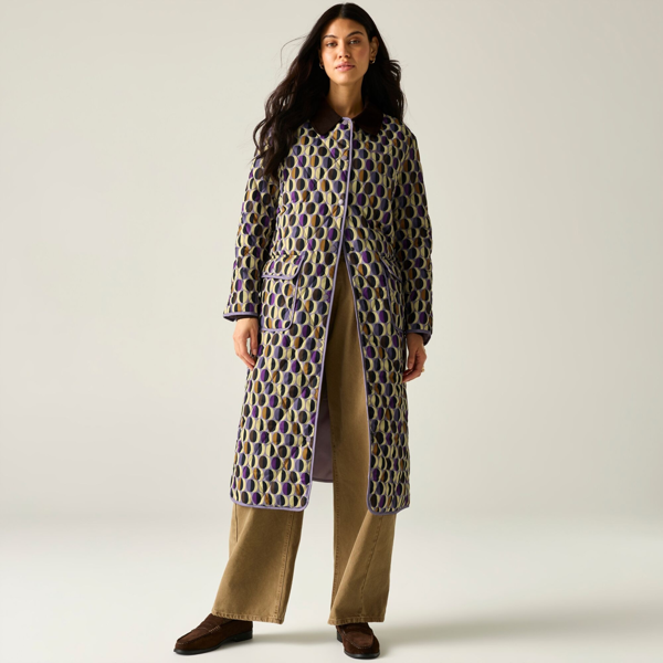 Regatta Womens/Ladies Orla Kiely Oval Quilted Jacket - Multicoloured