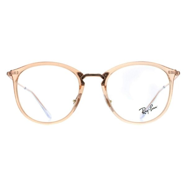 Ray-Ban Glasses Frames RX7140 8124 Transparent Light Brown Women