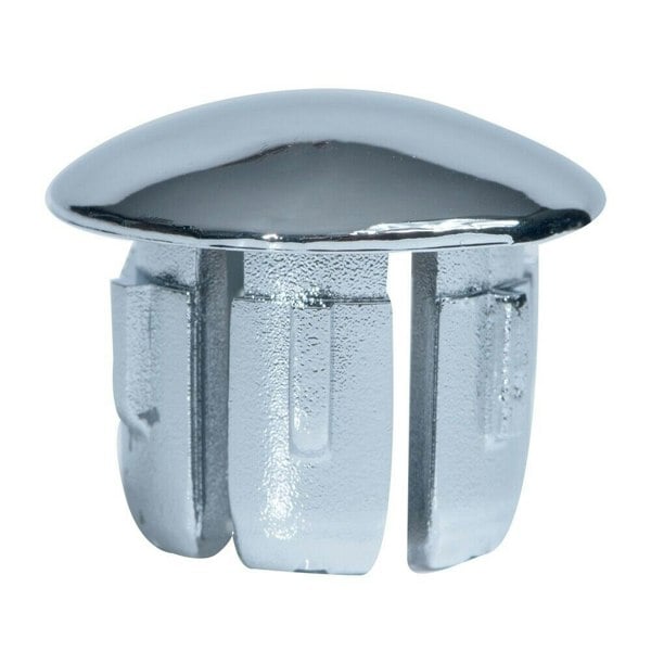 Oxford End Plugs Push in Chrome PAIR 154972602340