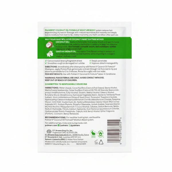 Palmer's Coconut Oil Deep Conditioning Protein Pack 60g
