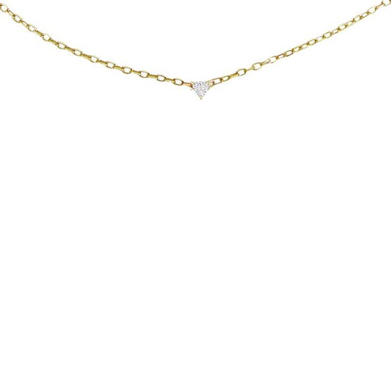 BLOOMTINE Illuminess™ Gold Vermeil Trillion Necklace