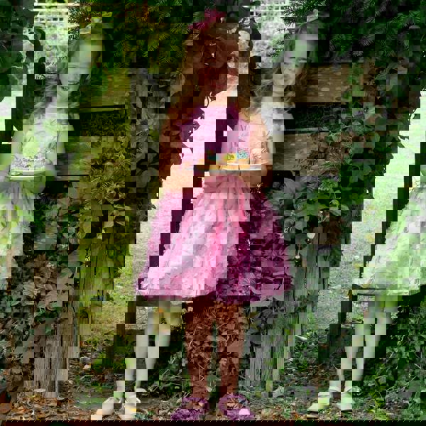 Rachel Riley Flutter Rose Party Dress