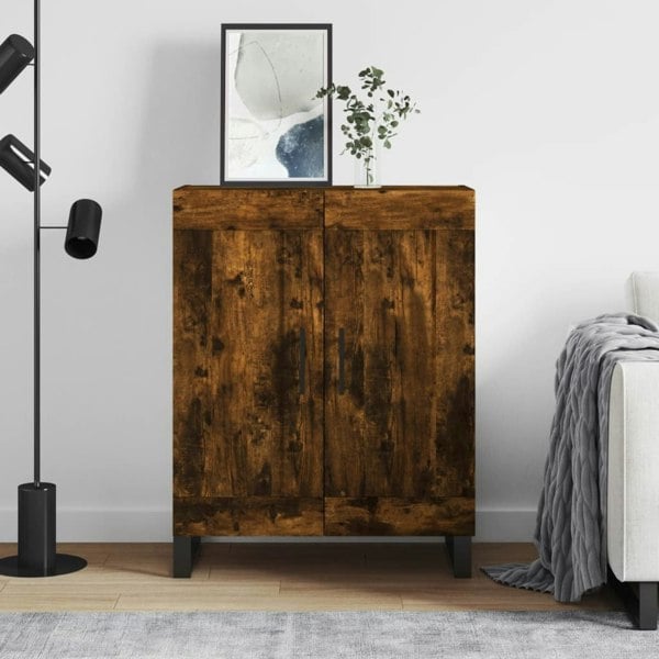 Berkfield Sideboard Smoked Oak 69.5x34x90 cm Engineered Wood