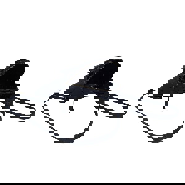 Assots London 'GEORGE' Navy Mini Pebble Grain Leather Backpack