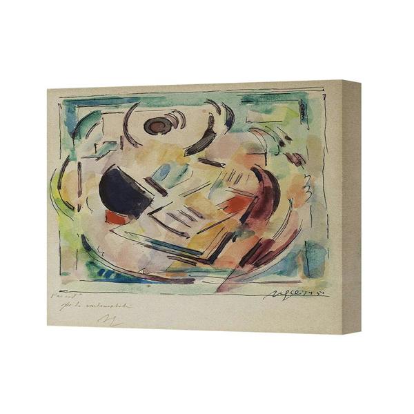 Benjamin Tate Design Abstract Expressionist Canvas Art Print 2107 For Living Room Decor