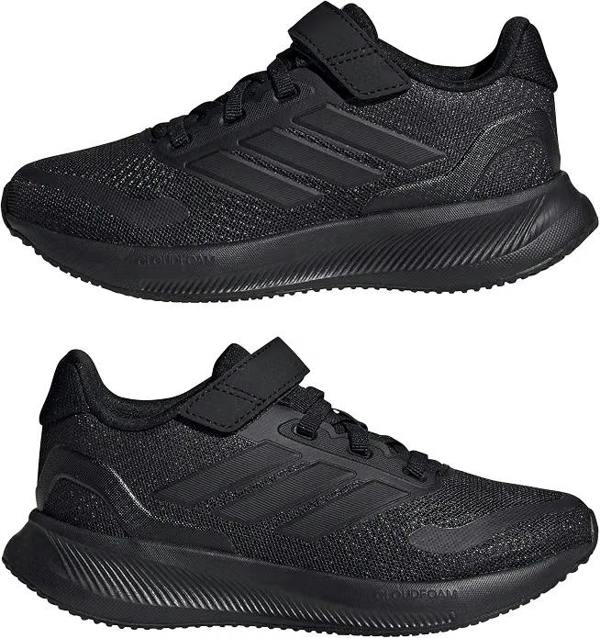 Adidas Junior Runfalcon 6 Trainers Shoes Black KI1379