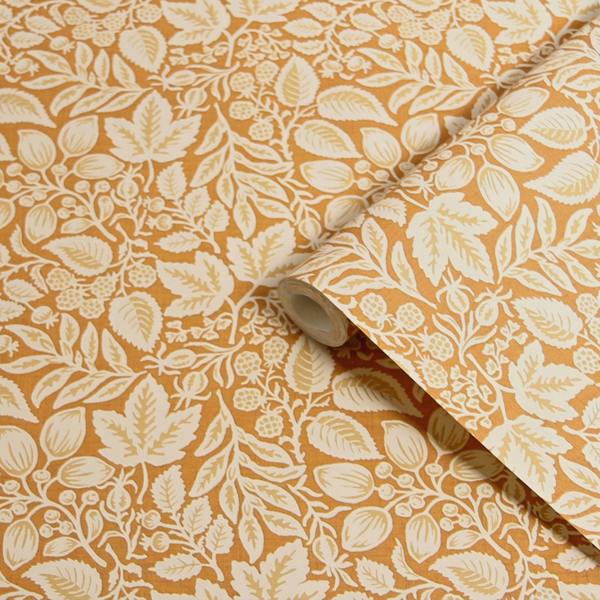 Superfresco Easy Rustling Leaves Gold Wallpaper