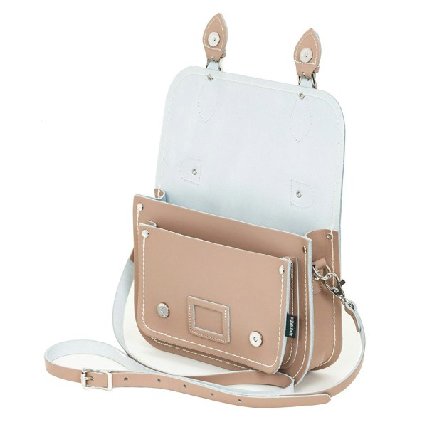 Iced Coffee Leather Midi Satchel - Midi Satchel - Zatchels